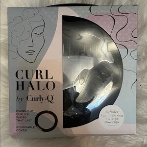 Curl Halo with Claw Clips - Black